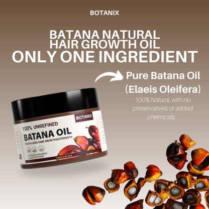 Óleo natural para o crescimento do cabelo Batana