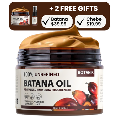 Óleo natural para o crescimento do cabelo Batana